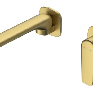 Concealed Wall-Mounted Hot & Cold Basin Faucet