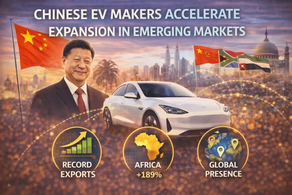 Chinese EV Makers Accelerate Expansion Across Emerging Markets