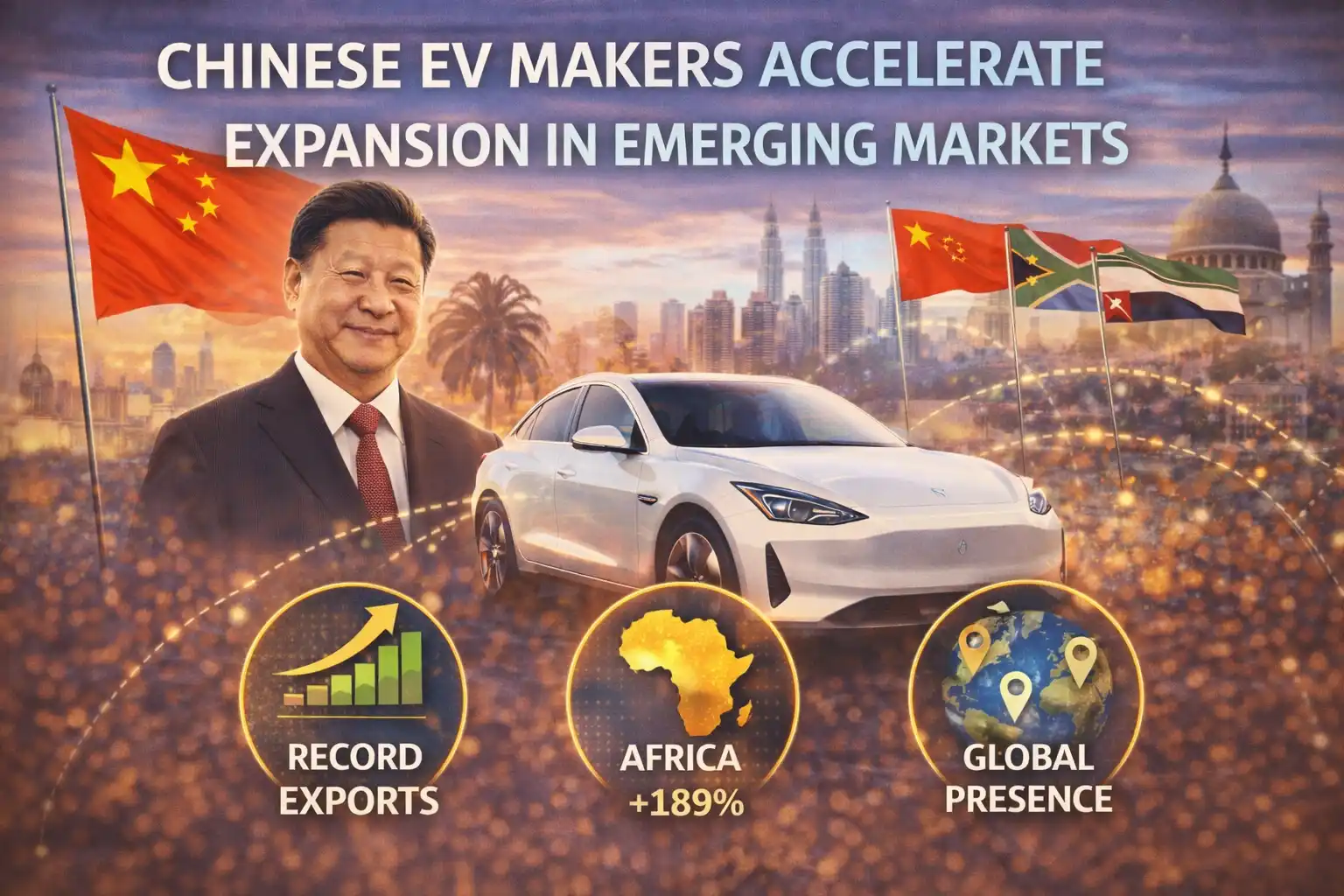 Chinese EV Makers Accelerate Expansion Across Emerging Markets