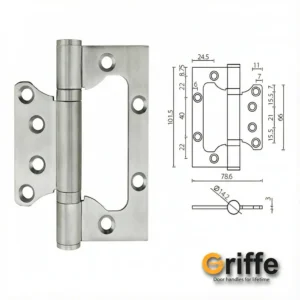 Flush hinge